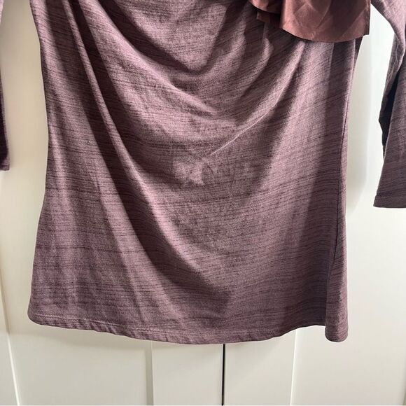 Anthropologie Vintage Deletta Volante Top Ruffle Satin Bow Knit Blouse Y2K small - Picture 6 of 11